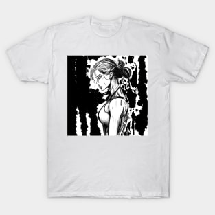 adventure barbara blade ecopop ink illustration art T-Shirt